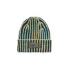 Berretto in tessuto space dye con logo in script