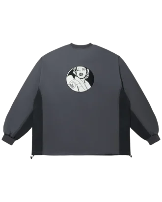 Camicia a maniche lunghe in rete