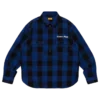 Camicia a quadri con mezza zip