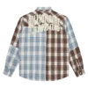Camicia a quadri patchwork con Arch Logo
