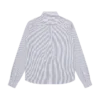 Camicia a righe in popeline con stampa mimetica Burst