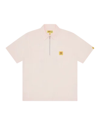 Camicia da lavoro da cameriera con zip a un quarto