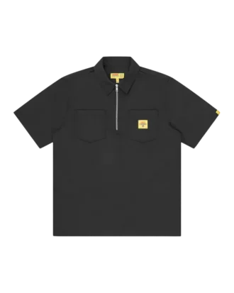 Camicia da lavoro da cameriera con zip a un quarto Camicia da lavoro da cameriera con zip a un quarto