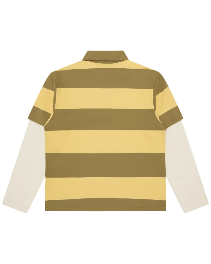 Camicia da rugby a maniche lunghe con strisce Astro applicate Camicia da rugby a maniche lunghe con strisce Astro applicate
