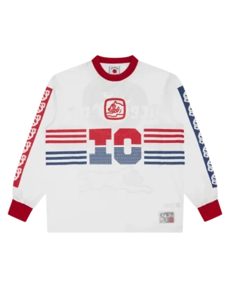 Camicia in rete a maniche lunghe Moto