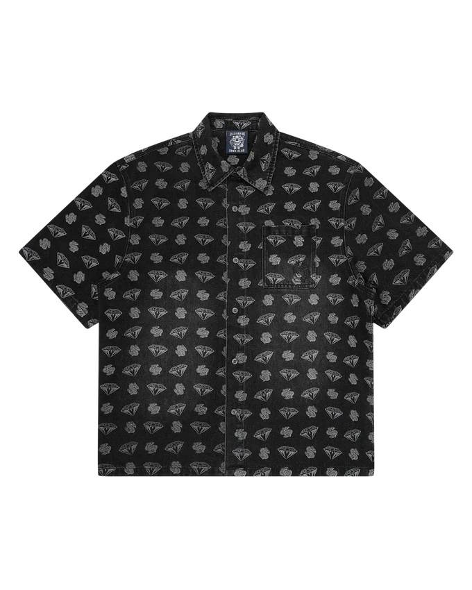 Camicia oversize in denim Diamonds & Dollars Camicia oversize in denim Diamonds & Dollars