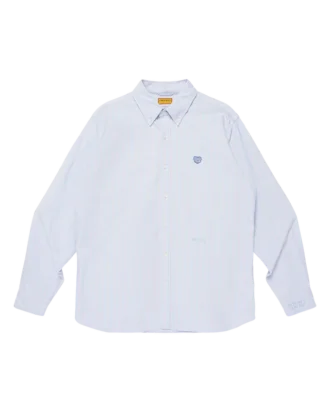 Camicia oxford a righe con bottoni