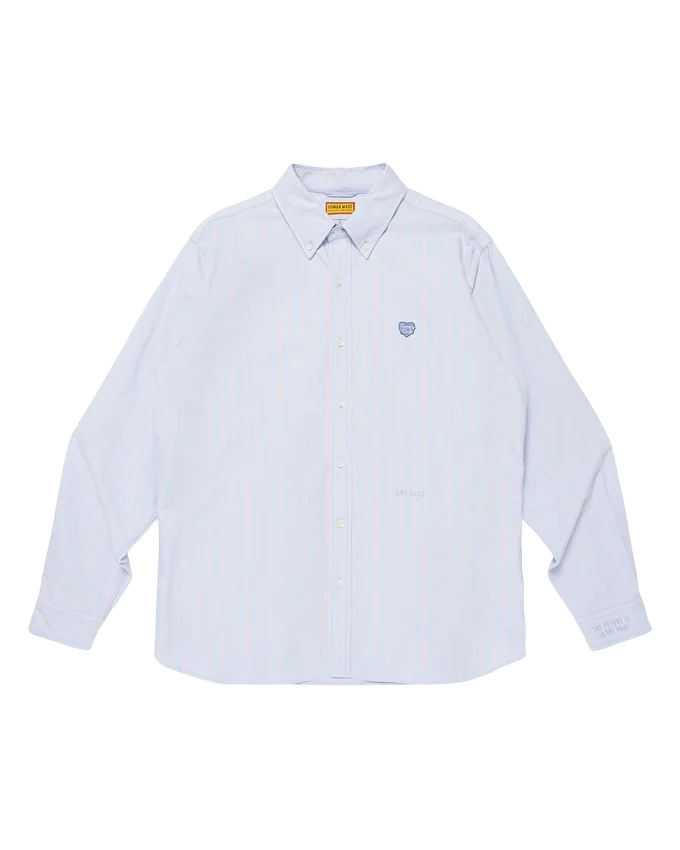 Camicia oxford a righe con bottoni Camicia oxford a righe con bottoni