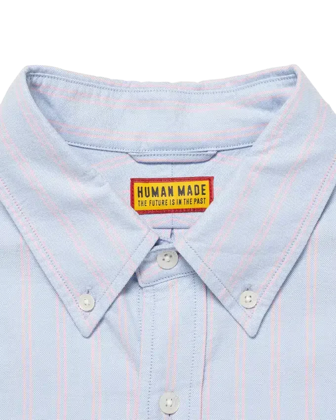 Camicia oxford a righe con bottoni Camicia oxford a righe con bottoni