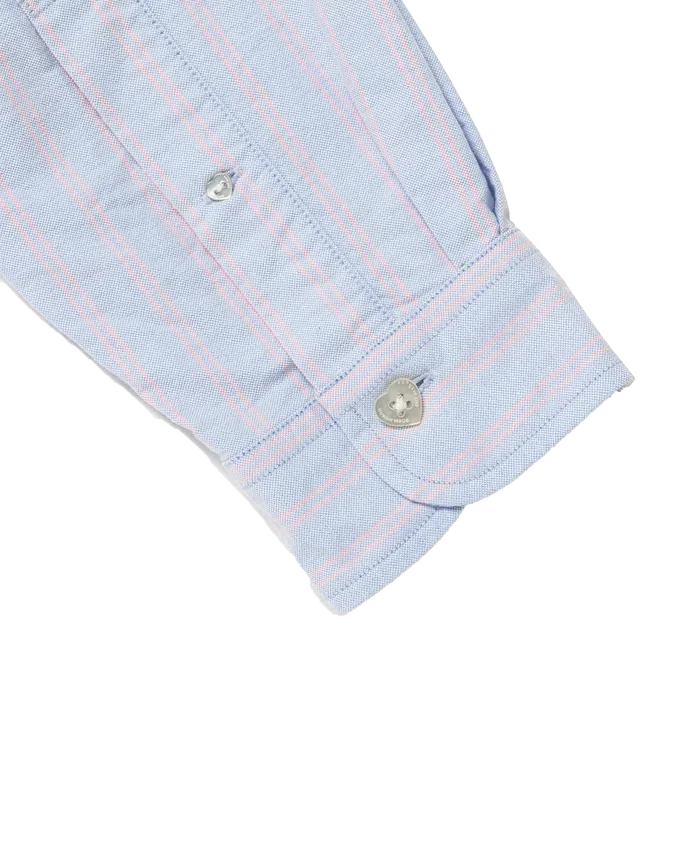 Camicia oxford a righe con bottoni Camicia oxford a righe con bottoni