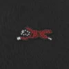 Canotta a costine da donna con Running Dog decorato con perline Canotta a costine da donna con Running Dog decorato con perline