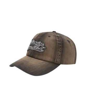 Cappellino da papà con scritta spray sfumata