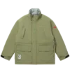 Cappotto in nylon con logo ricamato