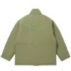 Cappotto in nylon con logo ricamato