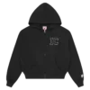 Cappuccio da donna con zip e cristalli Cappuccio da donna con zip e cristalli