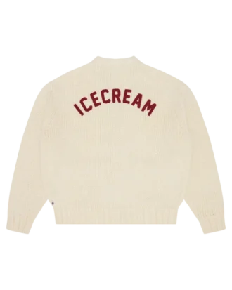 Cardigan in maglia stile college