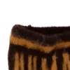 Fascia con logo in maglieria shaggy