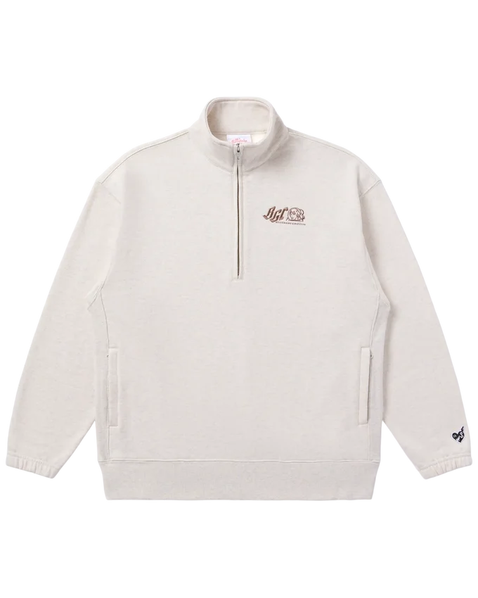 Felpa classica da donna BGC con zip a un quarto Felpa classica da donna BGC con zip a un quarto