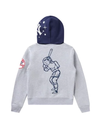 Felpa con cappuccio a blocchi per bambini dei NY Yankees