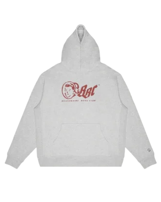 Felpa con cappuccio con logo OG bordeaux