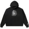 Felpa con cappuccio con logo Outline Curve