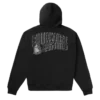 Felpa con cappuccio con logo Outline Curve