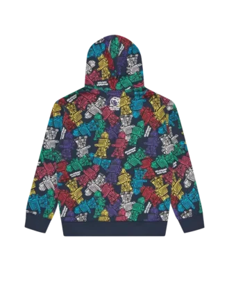 Felpa con cappuccio da bambino “Zip Through” con robot