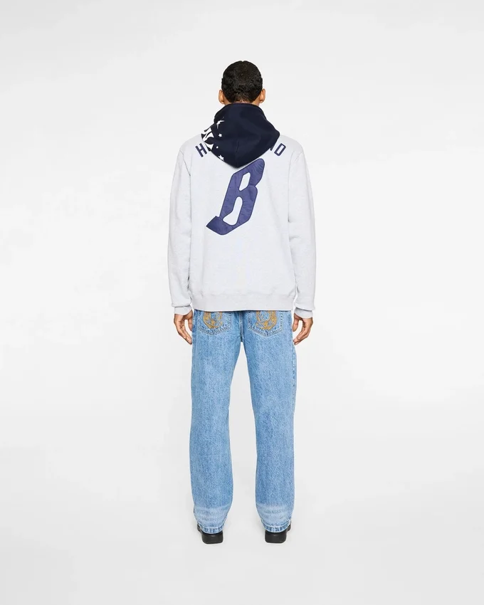 Felpa con cappuccio e zip a blocchi dei NY Yankees Felpa con cappuccio e zip a blocchi dei NY Yankees