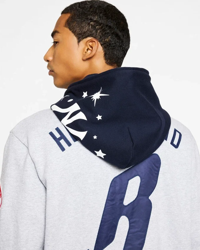 Felpa con cappuccio e zip a blocchi dei NY Yankees Felpa con cappuccio e zip a blocchi dei NY Yankees