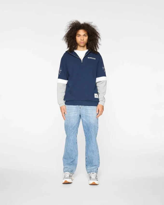 Felpa con cappuccio e zip dei Dallas Cowboys Felpa con cappuccio e zip dei Dallas Cowboys