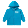 Felpa con cappuccio e zip frontale per bambini