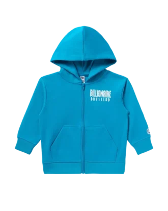 Felpa con cappuccio e zip frontale per bambini
