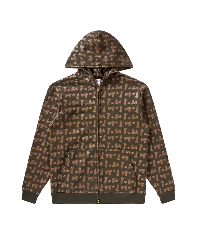 Felpa con cappuccio e zip integrale Felpa con cappuccio e zip integrale