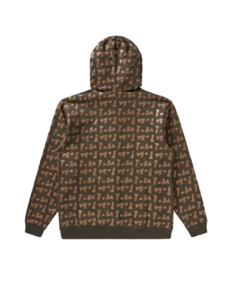 Felpa con cappuccio e zip integrale