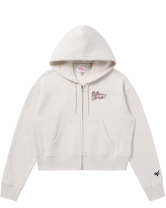 Felpa con cappuccio e zip integrale BGC Classic da donna