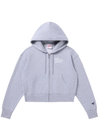 Felpa con cappuccio e zip integrale BGC Classic da donna