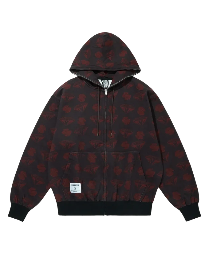 Felpa con cappuccio e zip integrale Billionaire Boys Club Felpa con cappuccio e zip integrale Billionaire Boys Club