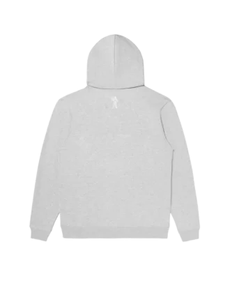 Felpa con cappuccio e zip integrale con Curve Logo