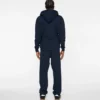 Felpa con cappuccio e zip integrale con Curve Logo