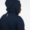 Felpa con cappuccio e zip integrale con Curve Logo