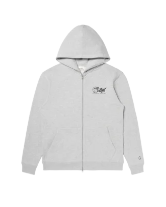 Felpa con cappuccio e zip integrale con logo Lil OG