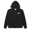 Felpa con cappuccio e zip integrale con logo Lil OG