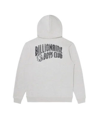 Felpa con cappuccio e zip integrale con logo Lil OG
