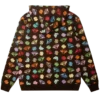 Felpa con cappuccio e zip integrale Diamonds & Dollars