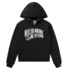 Felpa con cappuccio e zip per bambini con Curve Logo