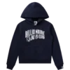 Felpa con cappuccio e zip per bambini con Curve Logo
