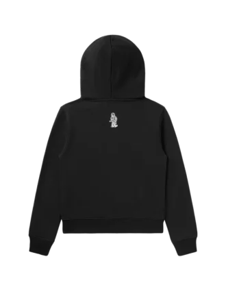 Felpa con cappuccio e zip per bambini con Curve Logo