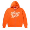 Felpa con cappuccio e zip Script