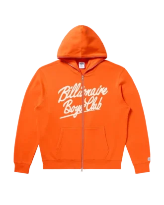 Felpa con cappuccio e zip Script