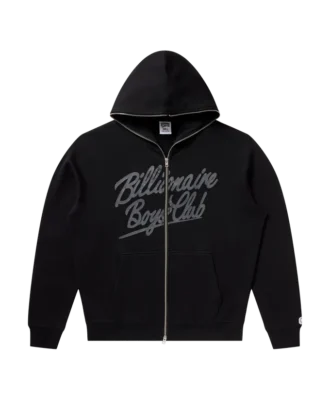 Felpa con cappuccio e zip Script